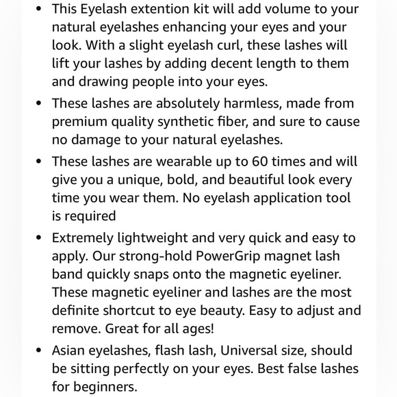 Glamnetic Magnetic Lash Extensions -3 styles! - Picture 10 of 10